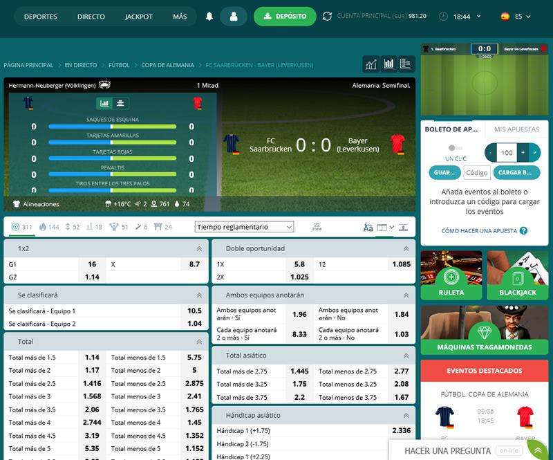 Imagen de un encuentro deportivo