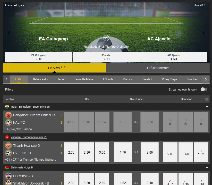 Panorama del deporte