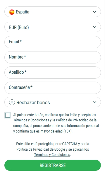 Registro simplificado