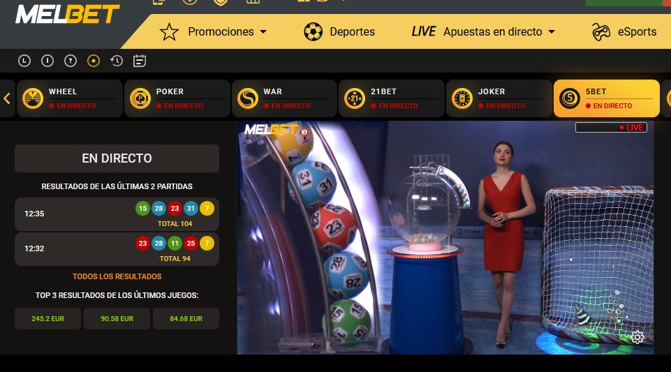 El espectáculo 5Bet